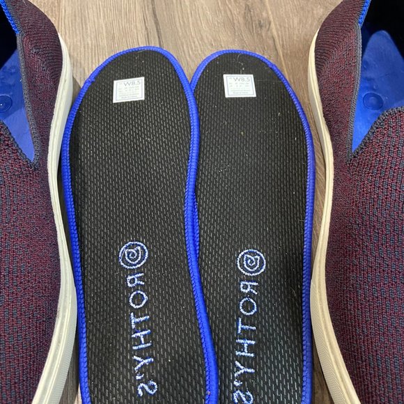 Rothy's The Sneaker Fig Python Purple Slip On - Picture 6 of 12